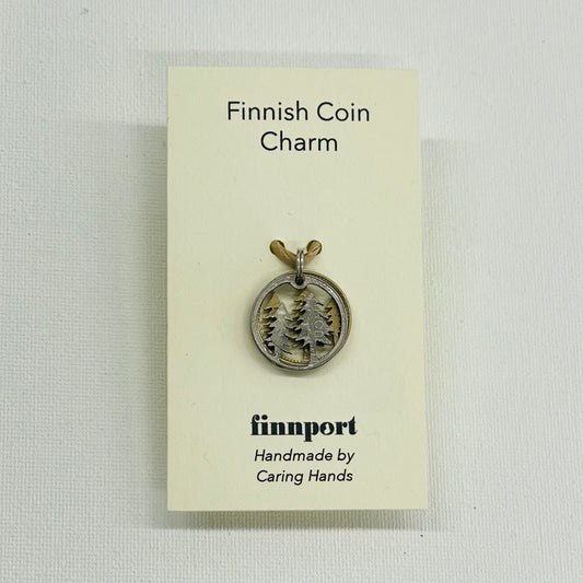 Finnish Coin Charm – Forest