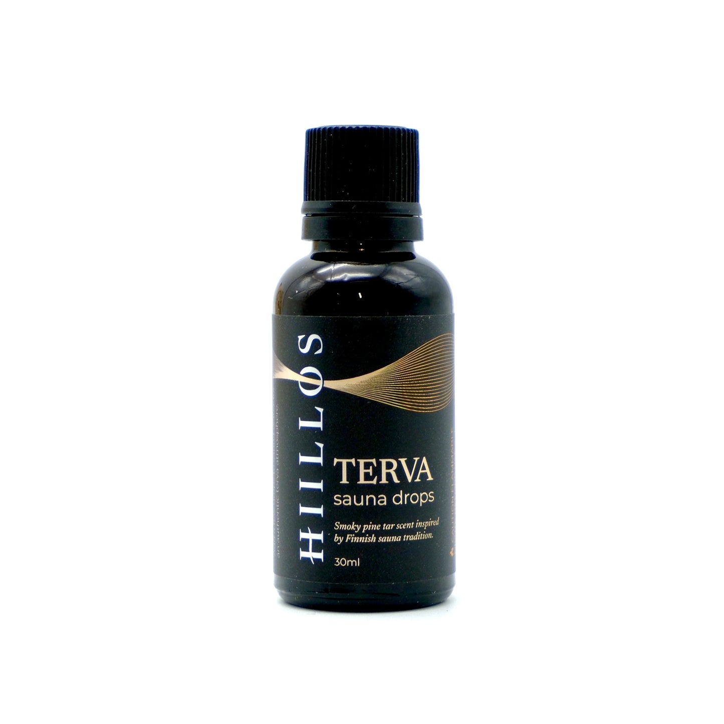 Hiillos Terva Sauna Drops – Smoky Pine Tar Scent (30 ml)