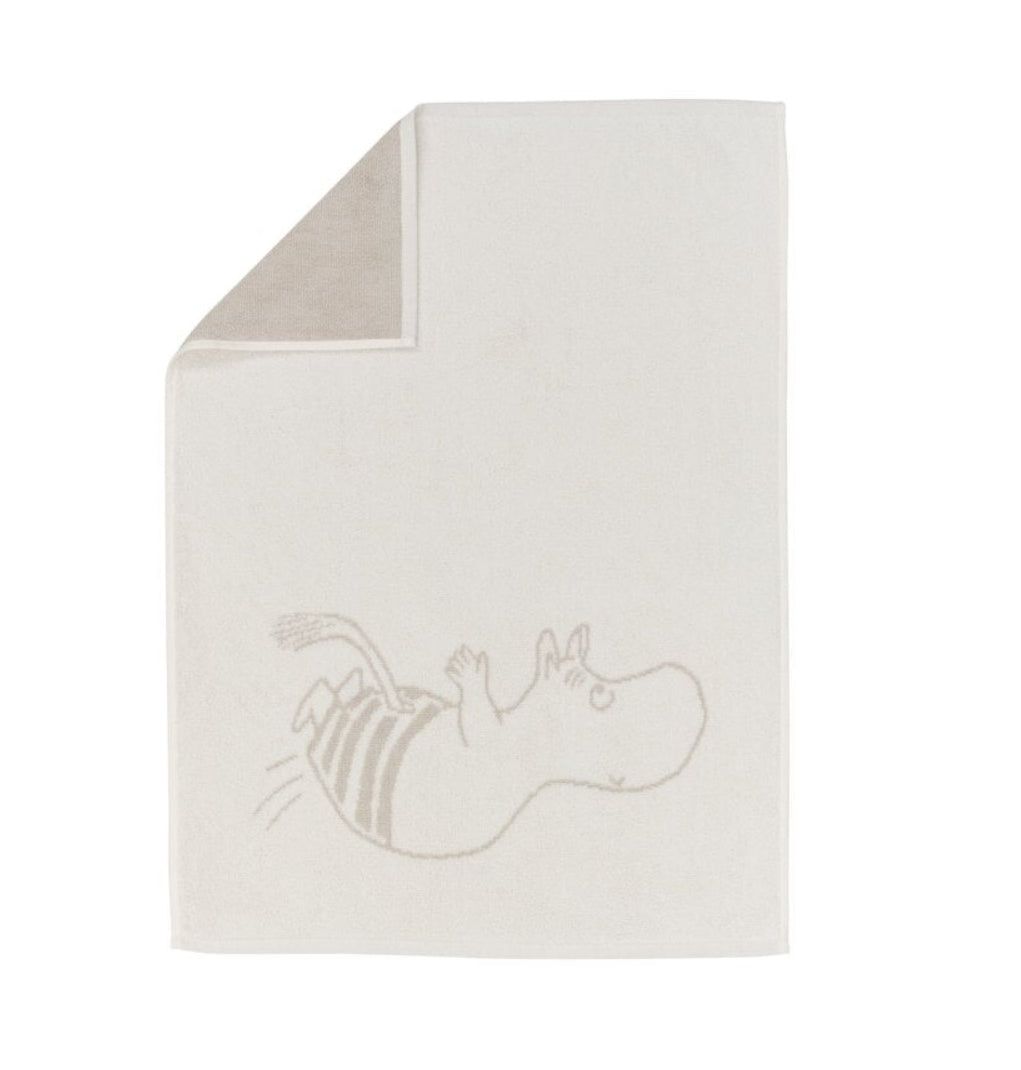 Moomin Hand Towel, Moomintroll, White