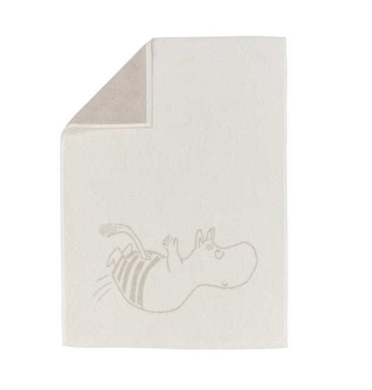 Moomin Hand Towel, Moomintroll, White