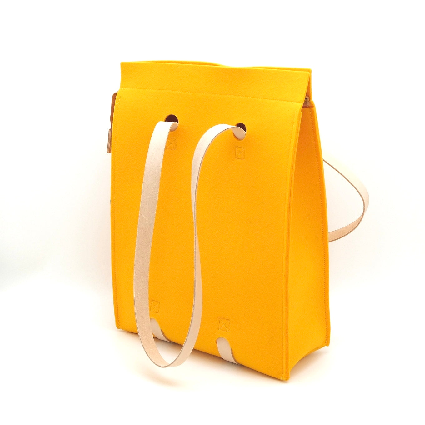 Laukku - Wool Felt Bag - Yellow