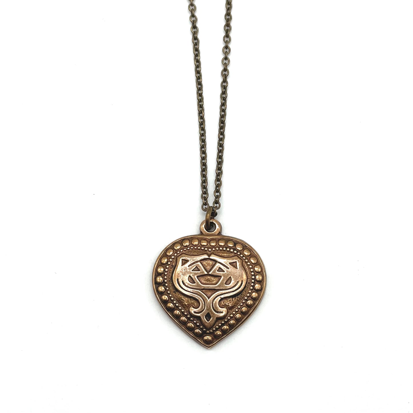 Vintage Kalevala Koru Aarrekääty Pendant | Bronze
