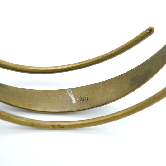 Vintage Kalevala Koru Kainuu-aihe Bronze Bracelet – Finnish Iron Age Design