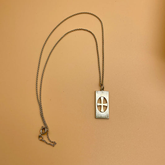 Kupittaan Kulta Vintage Silver Cross Pendant – Elis Kauppi