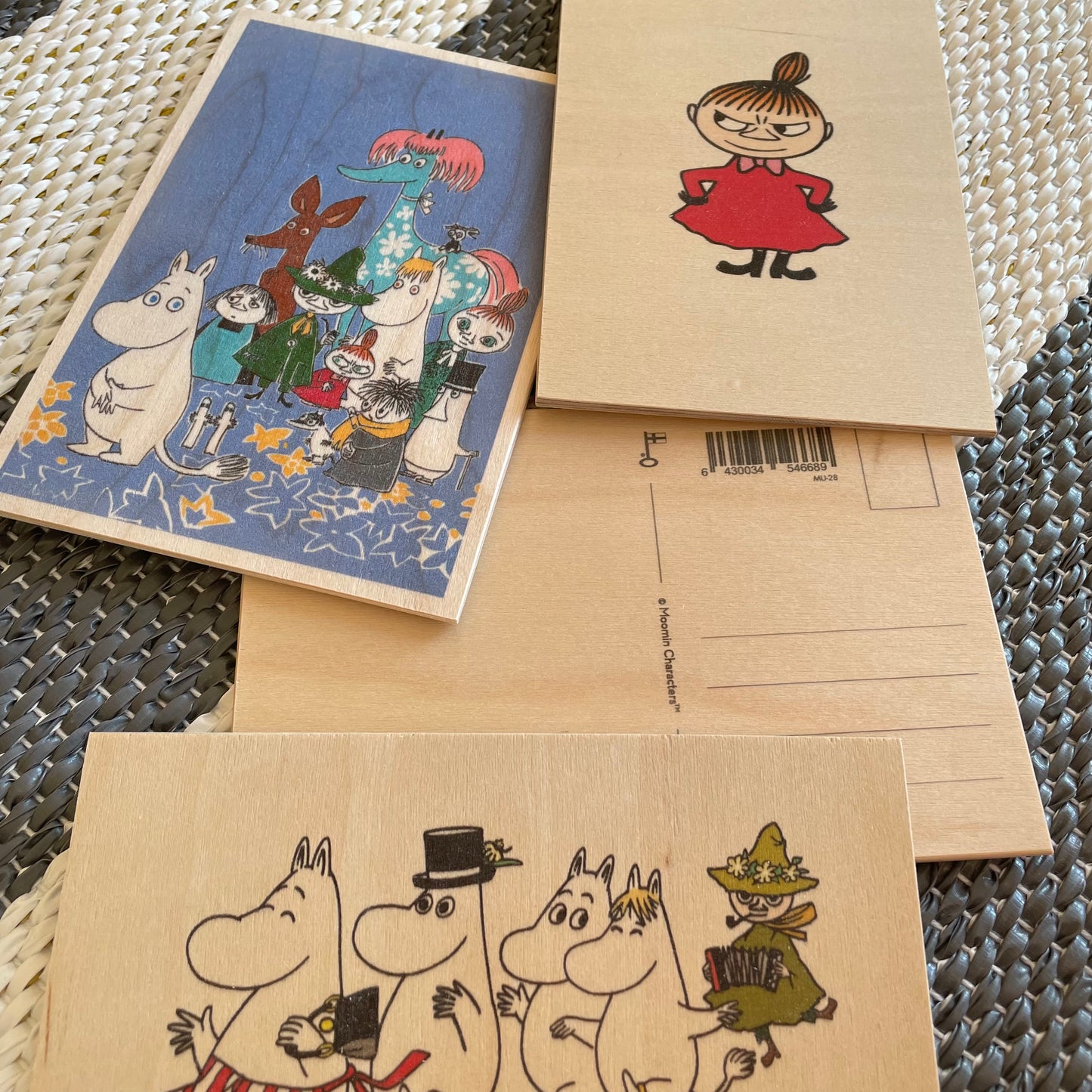 Moomin Wooden Postcard