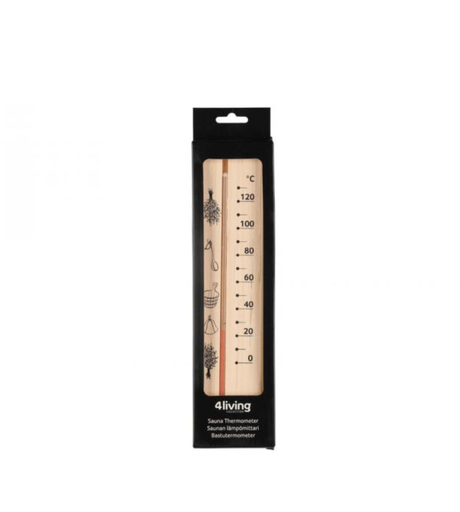Wooden Sauna Thermometer - Pine