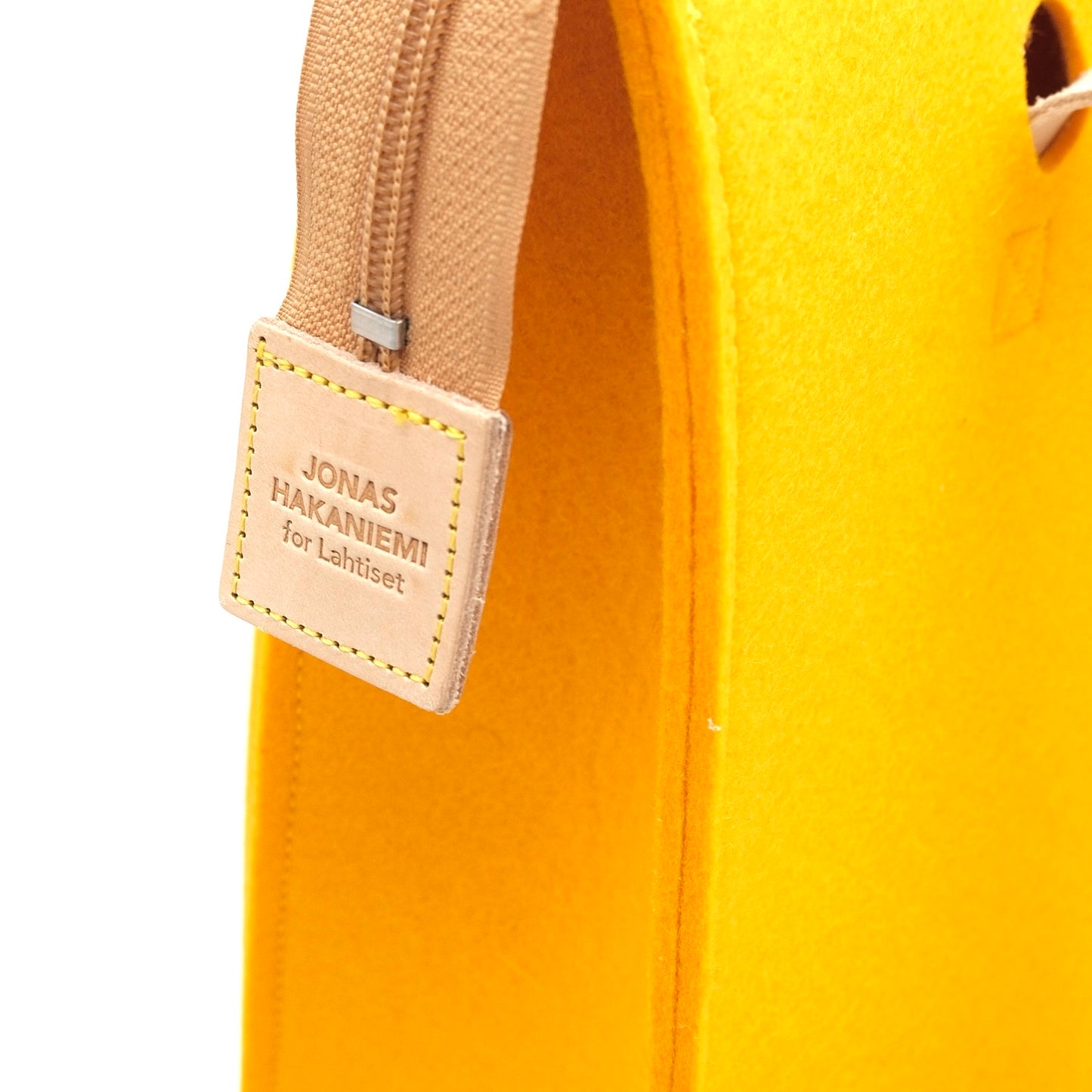 Laukku - Wool Felt Bag - Yellow