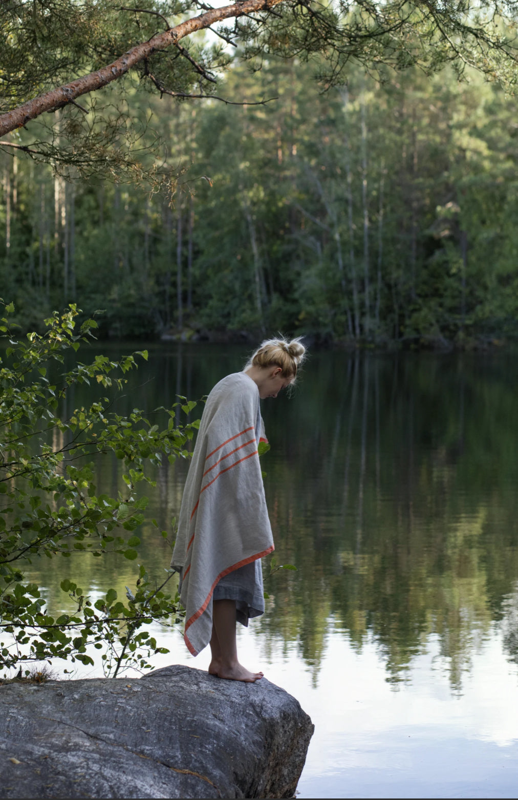 USVA Large Linen Bath Towel