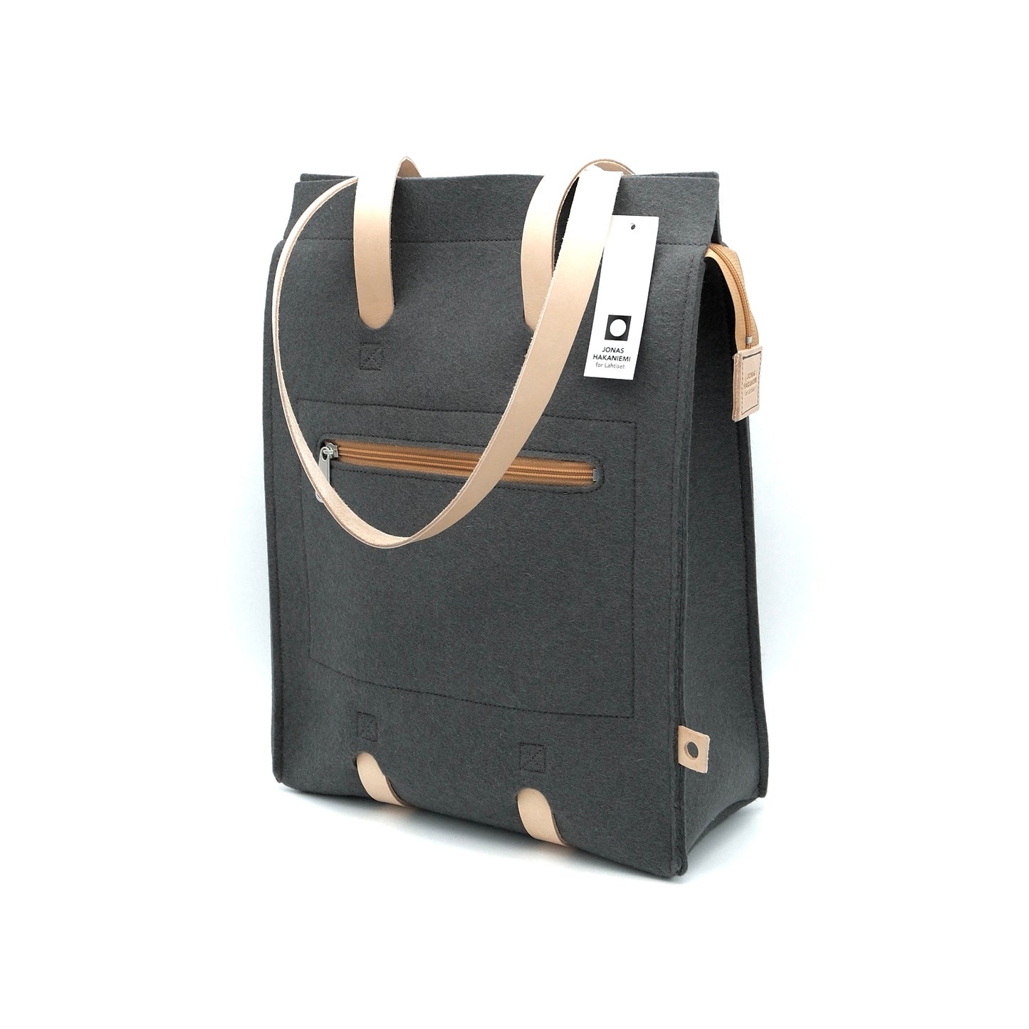 Laukku - Wool Felt Bag - Grey