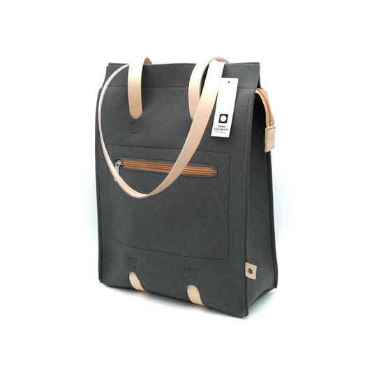 Laukku - Wool Felt Bag - Grey