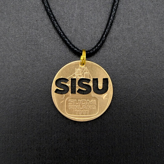 Sisu Necklace – Finnish 5 Markka Coin