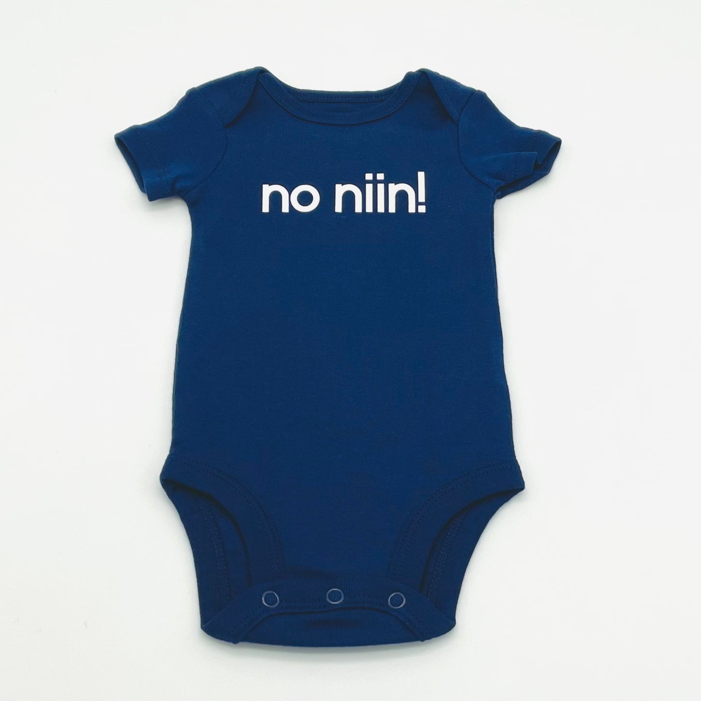 "No Niin" Baby Bodysuit - Short Sleeve