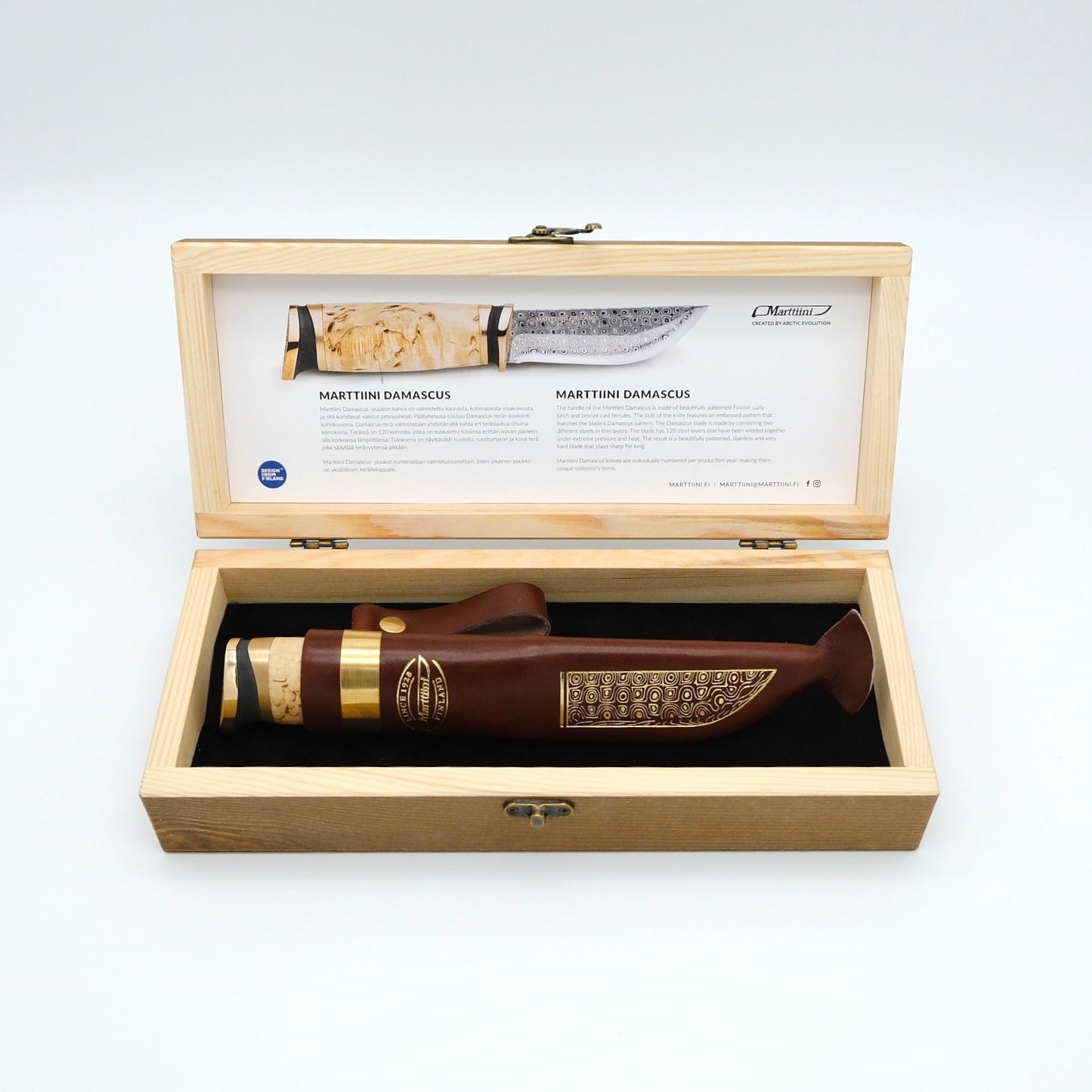 Marttiini Damascus Knife – Numbered Collector’s Edition (96 / 2025)