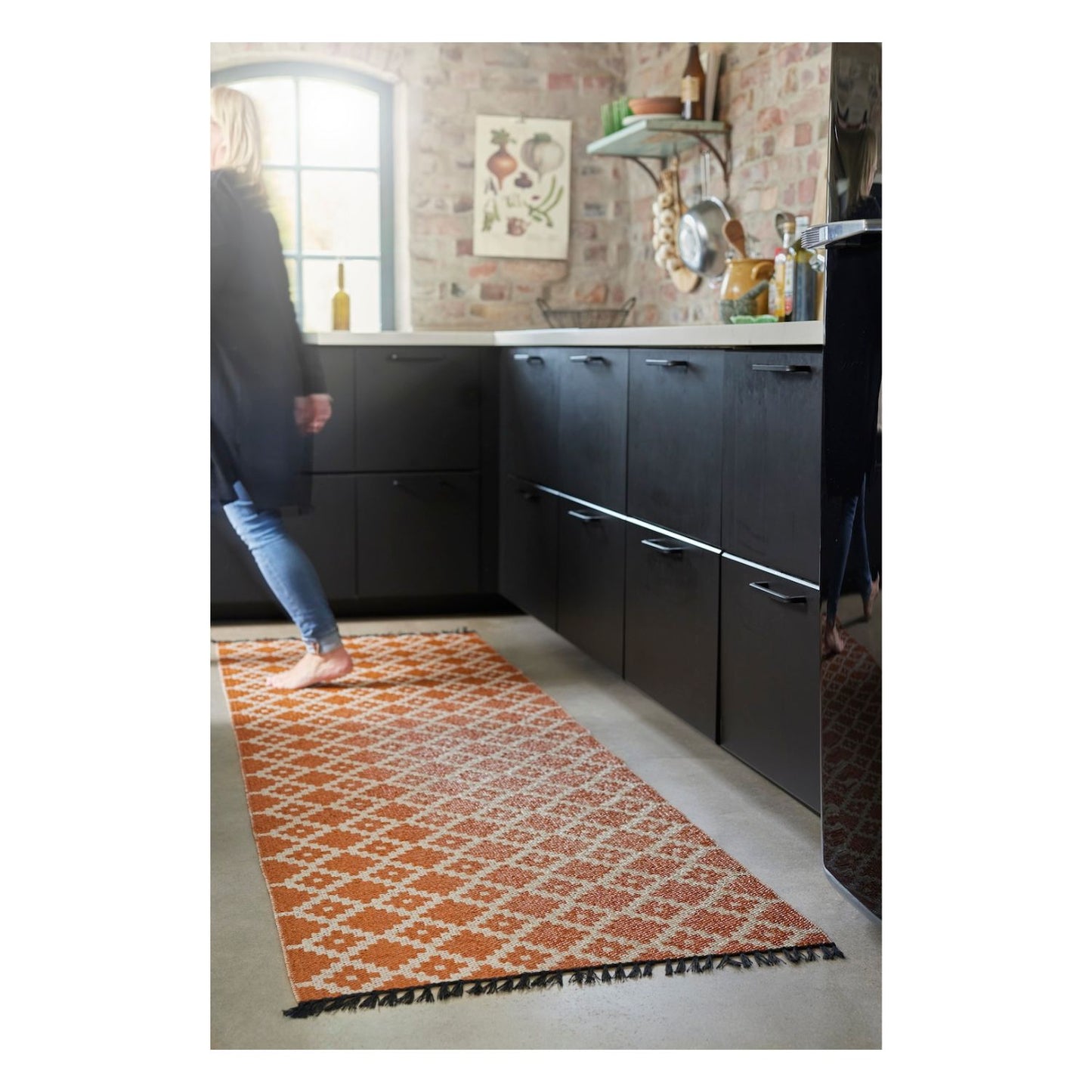 Leia – Swedish Woven Plastic Runner Rug