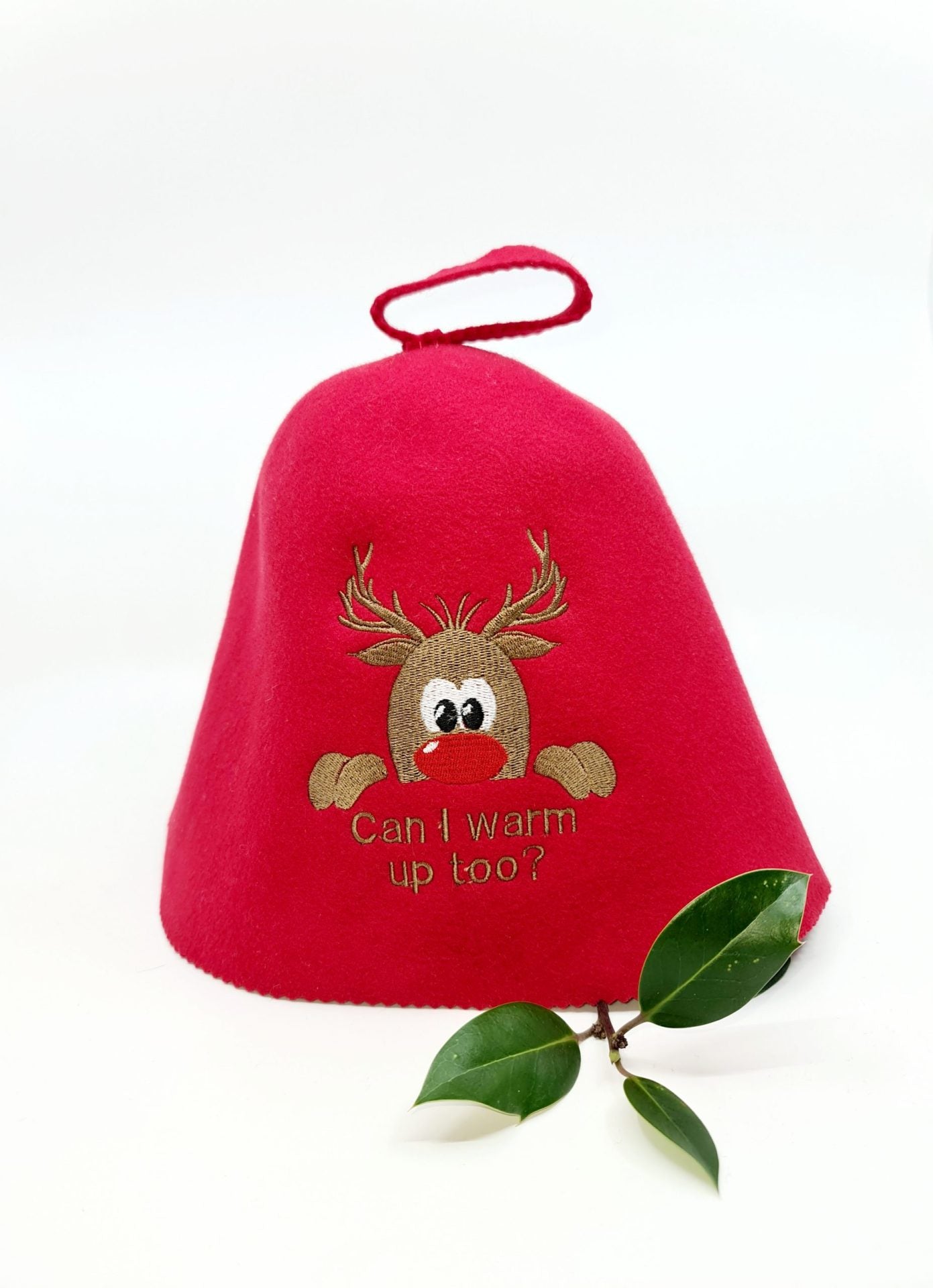 Sauna Hat - Reindeer Red