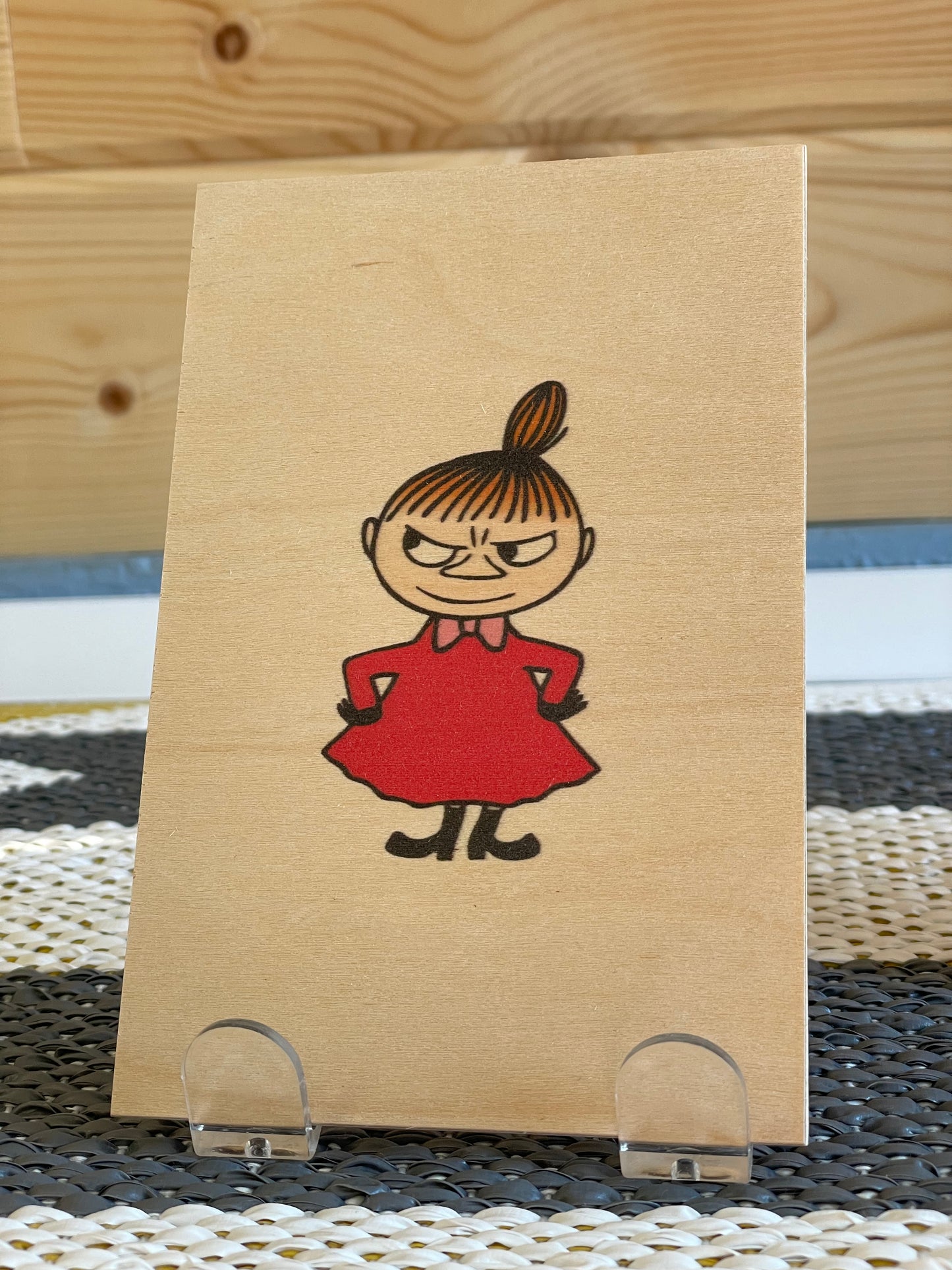 Moomin Wooden Postcard