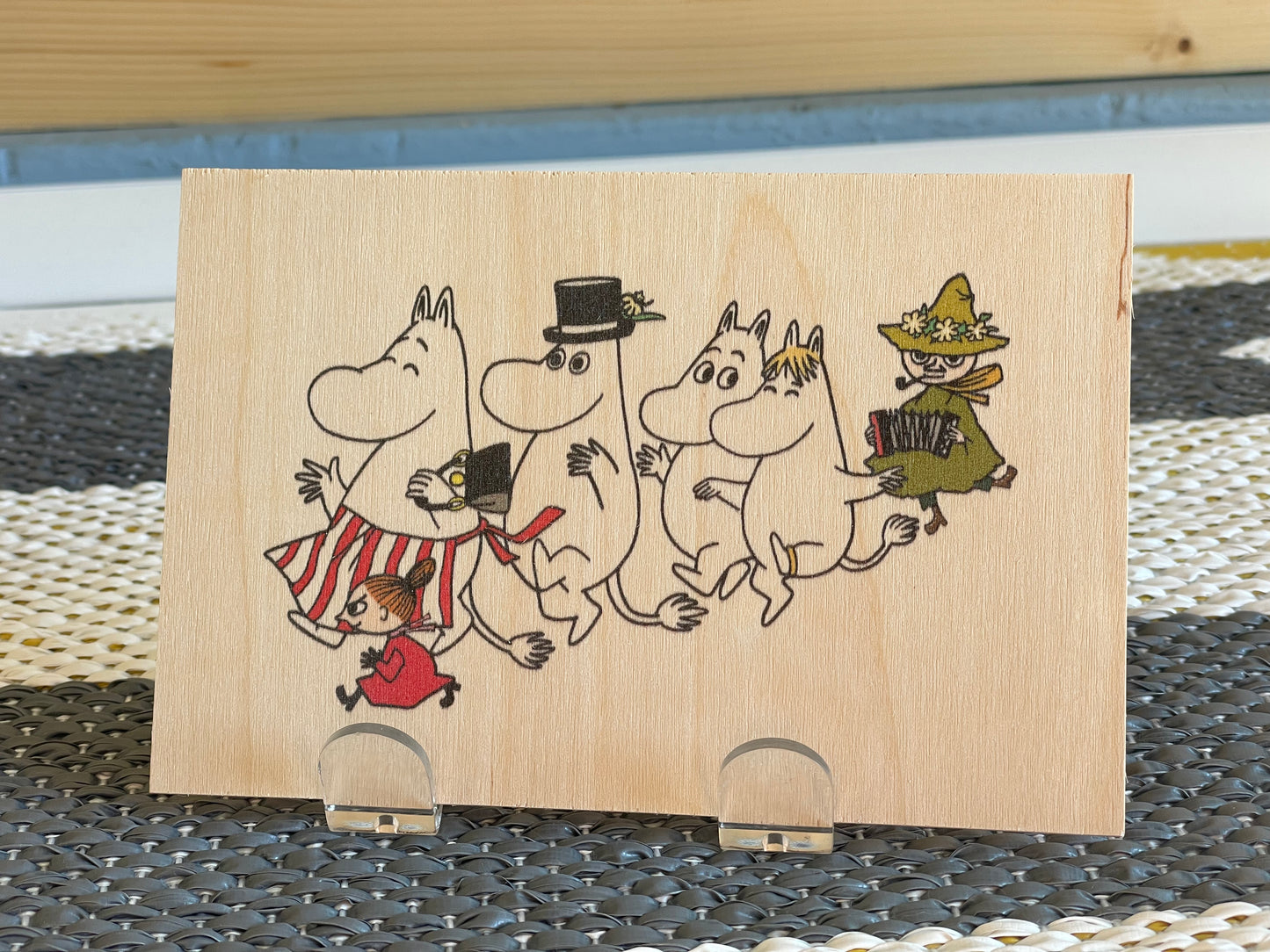 Moomin Wooden Postcard