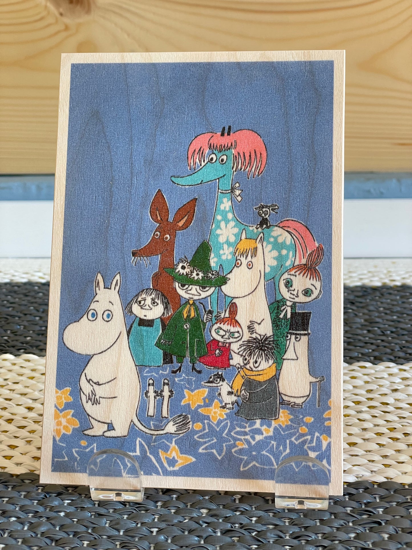 Moomin Wooden Postcard