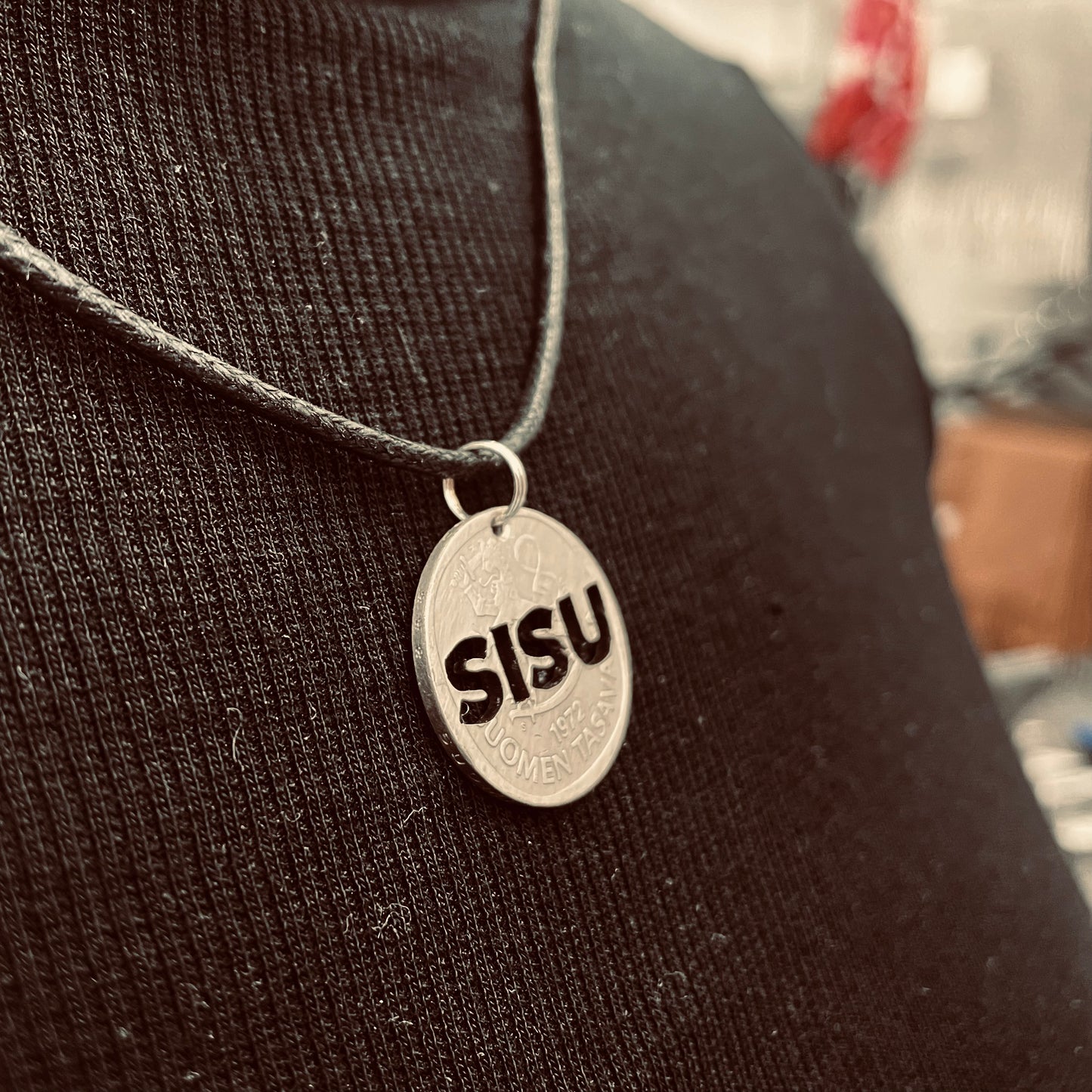 Sisu Necklace Finnish Markka Coin