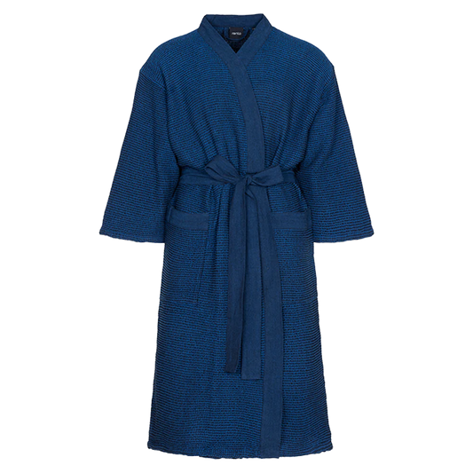 Kenno Bath Robe - Dark Blue