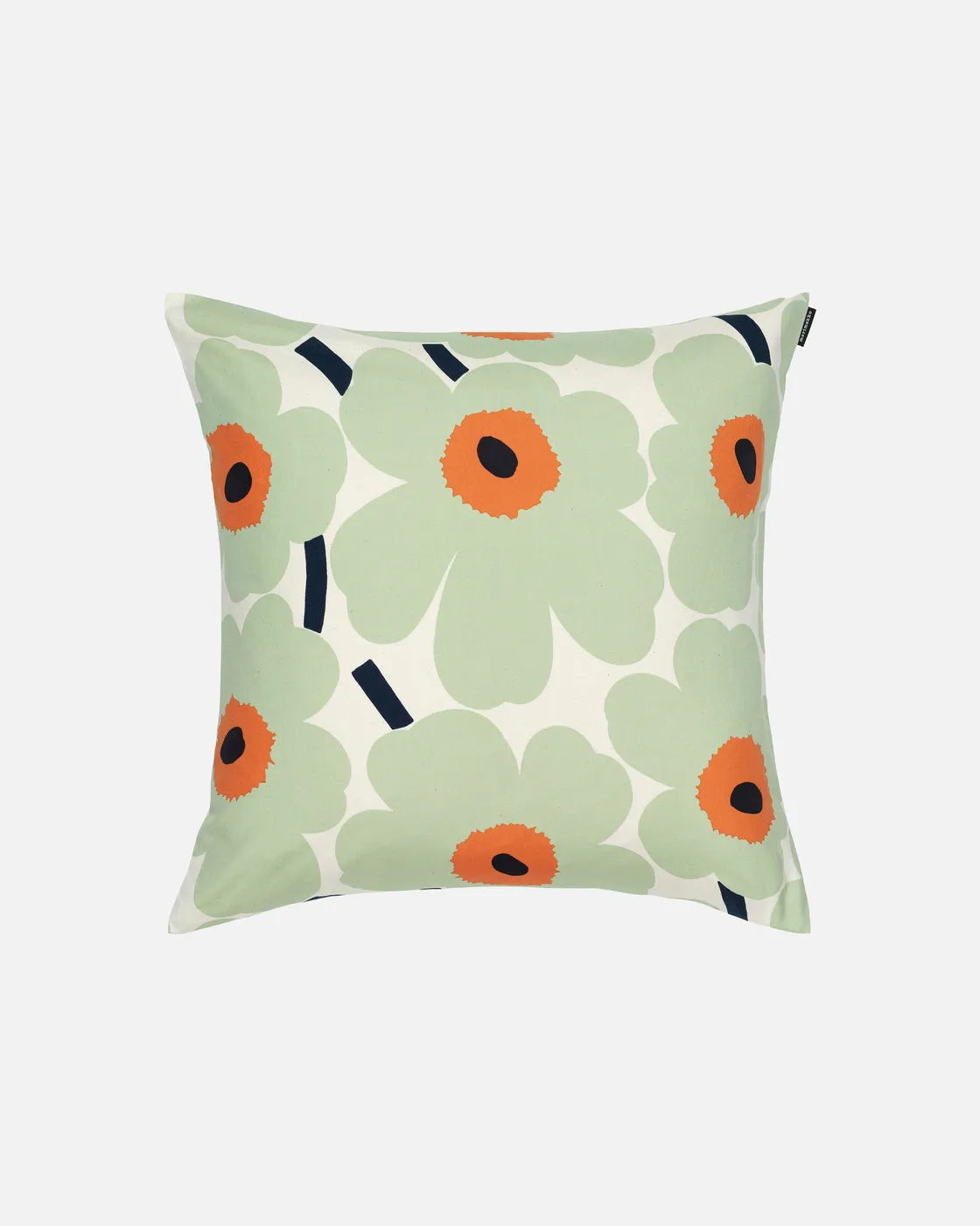 Pieni Unikko, Green and Orange Cushion Cover