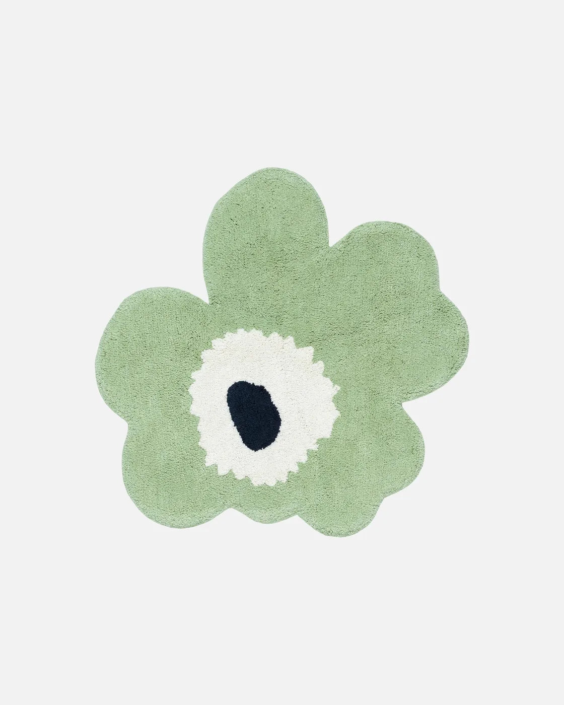 Unikko Bath Mat, Green