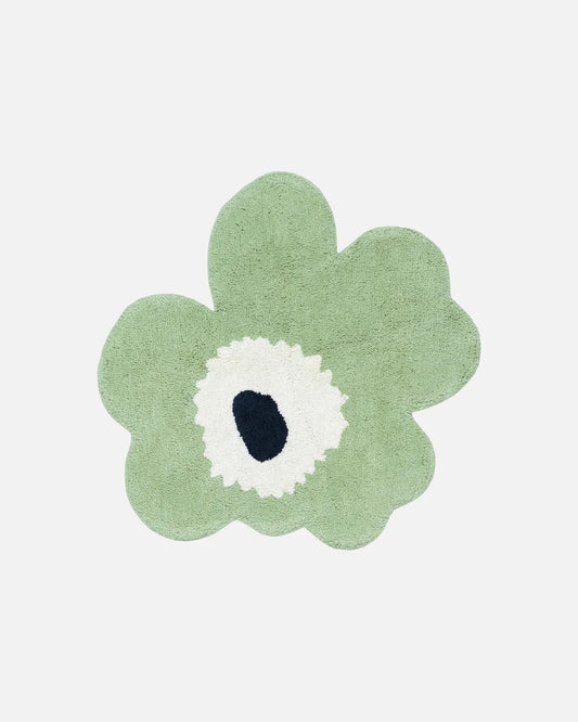 Unikko Bath Mat, Green