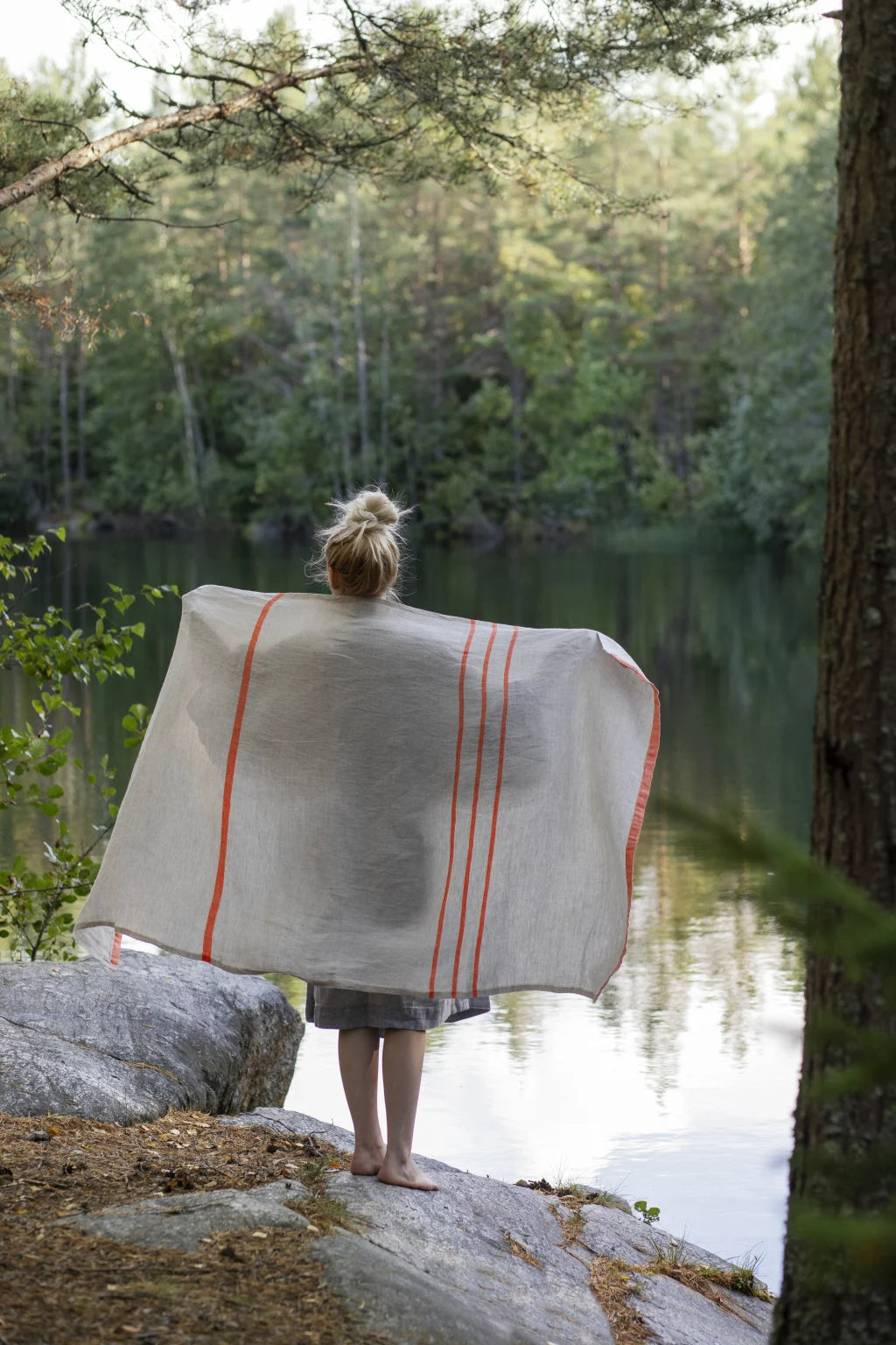 USVA Large Linen Bath Towel