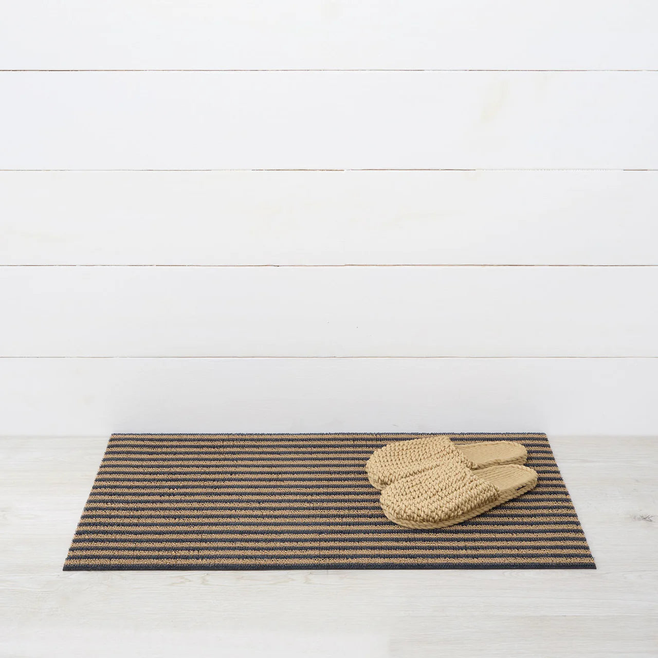 Breton Stripe Shag Mat - Coast