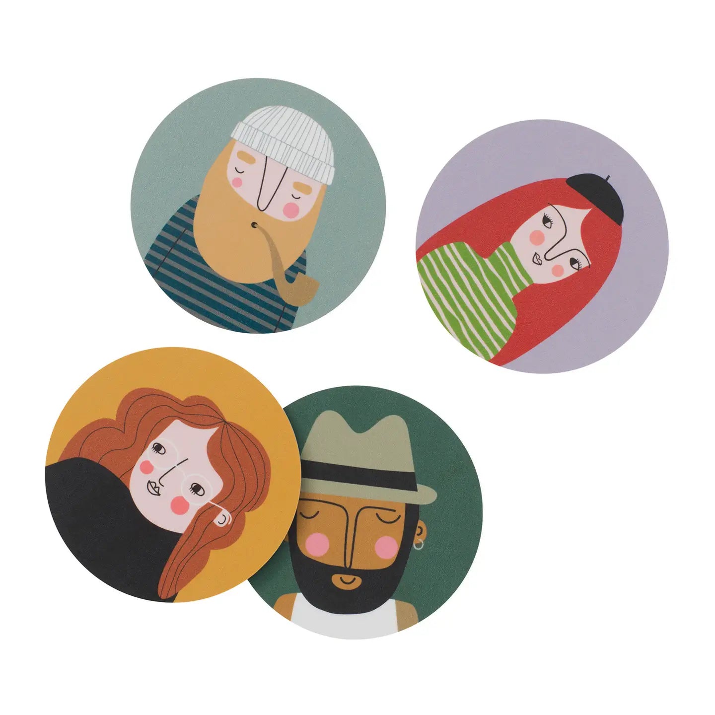 Coaster Astrid, Bia, Ebbot, and Max