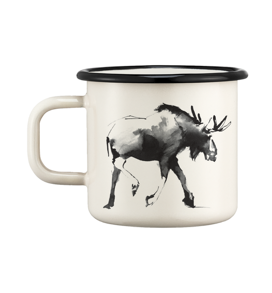 Teemu Moose Enamel Mug 12.5 oz