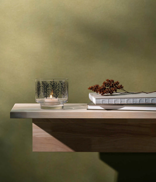 Teemu Järvi Glass Candle Holder - Spruce