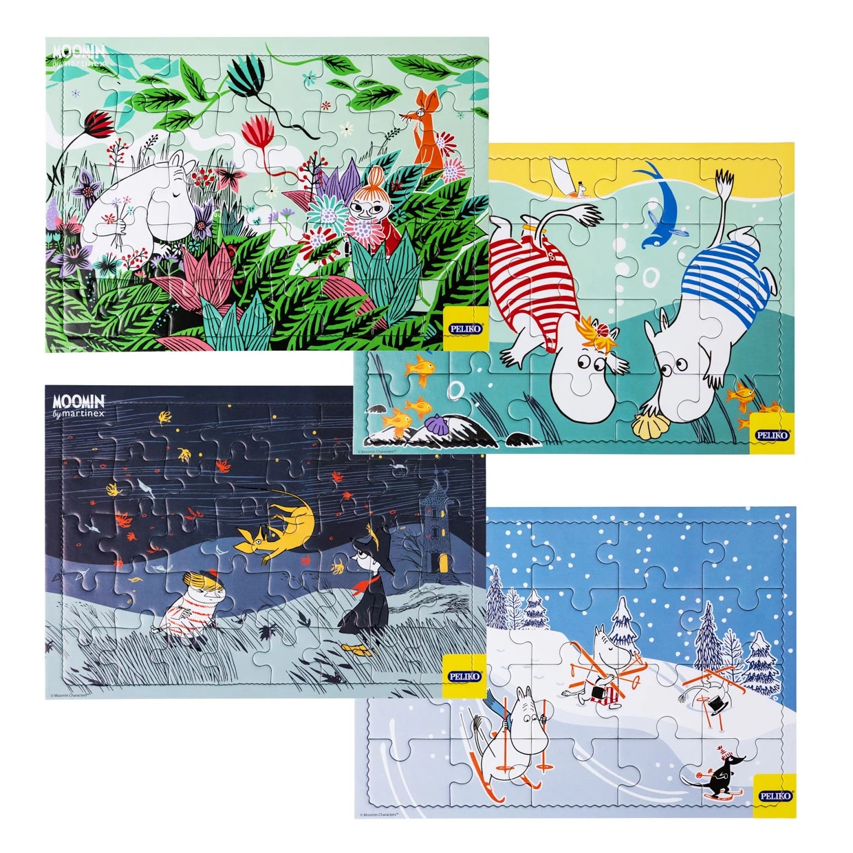 Moomin Tray Puzzle Set - 40 & 20 Pieces