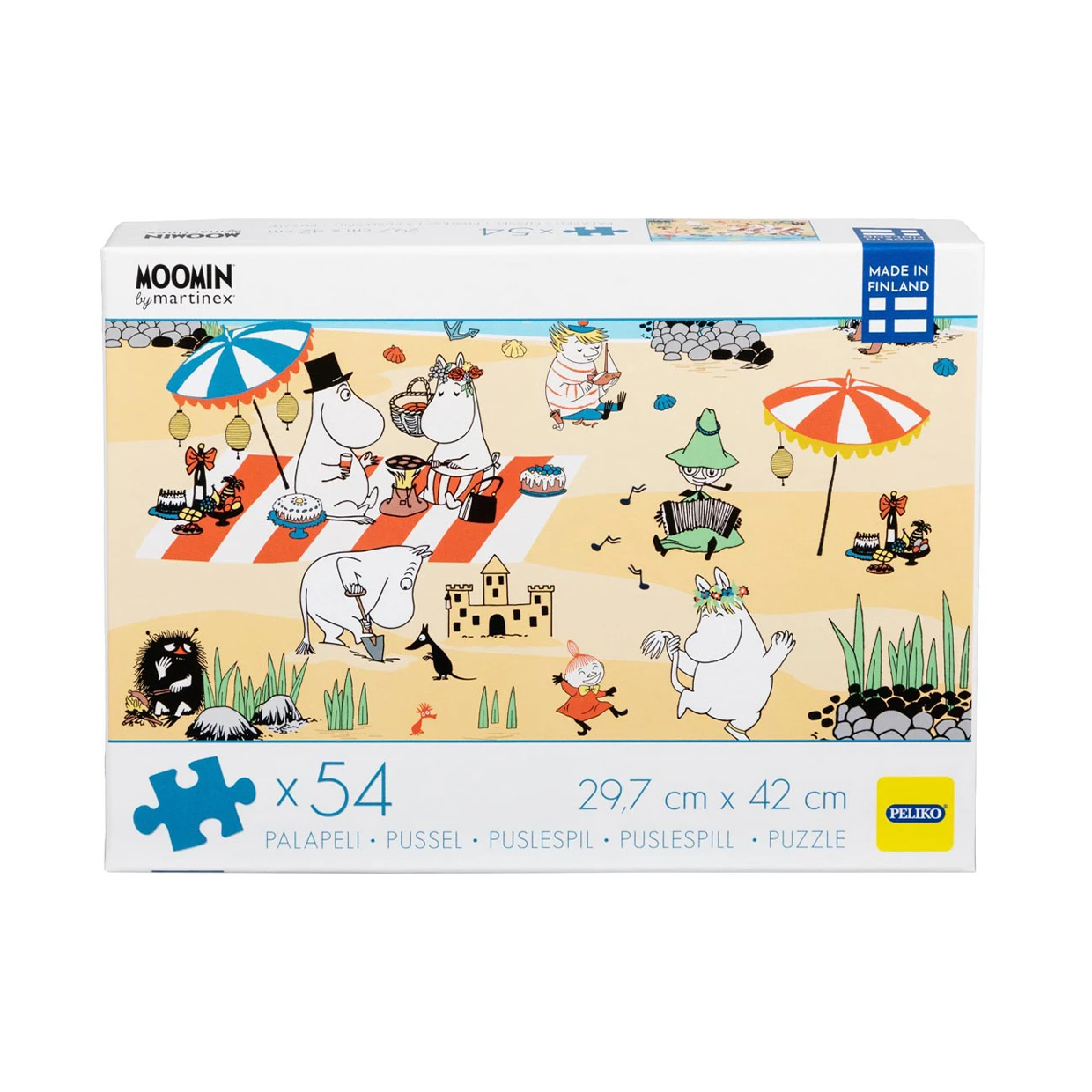 Moomin Beach Day Puzzle 54 Pieces