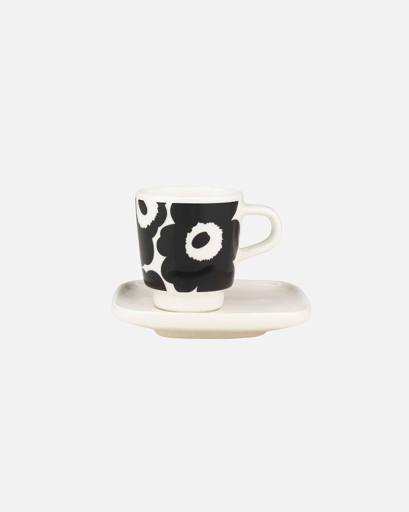 Oiva/Unikko Espresso Cup and Plate 10 x 10 cm