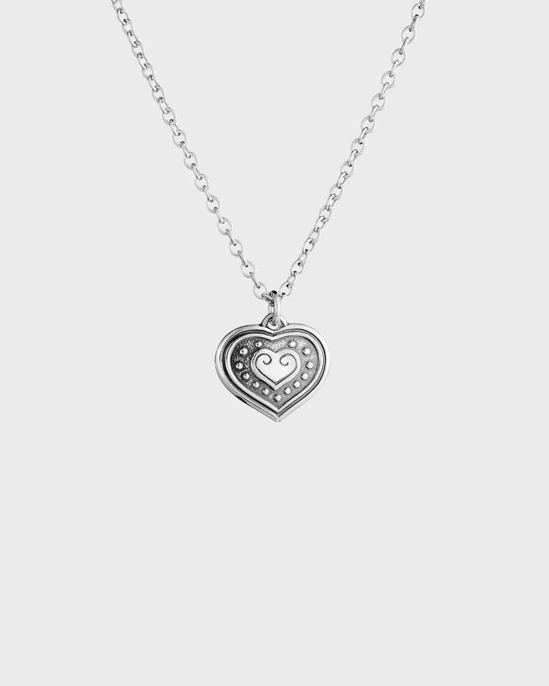 Eura Heart Silver Pendant