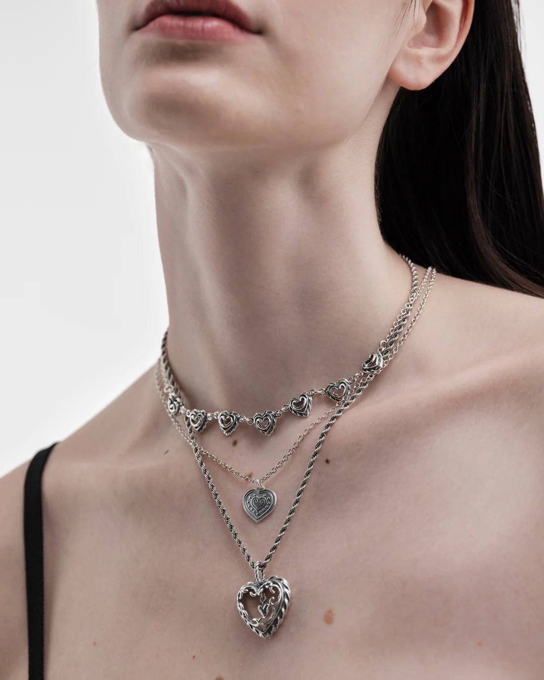 Eura Heart Silver Pendant