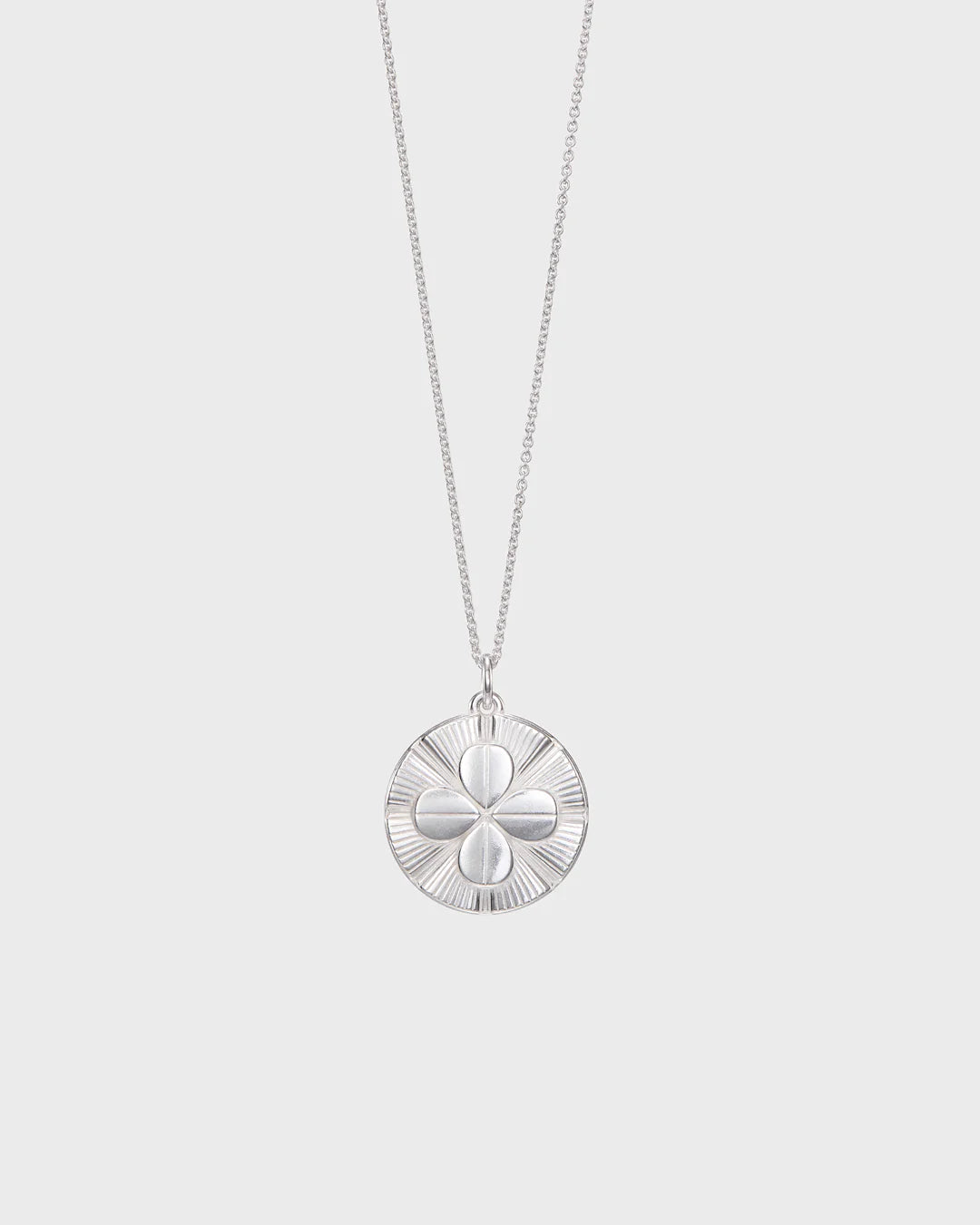Amulet pendant Four-leaf Clover Silver