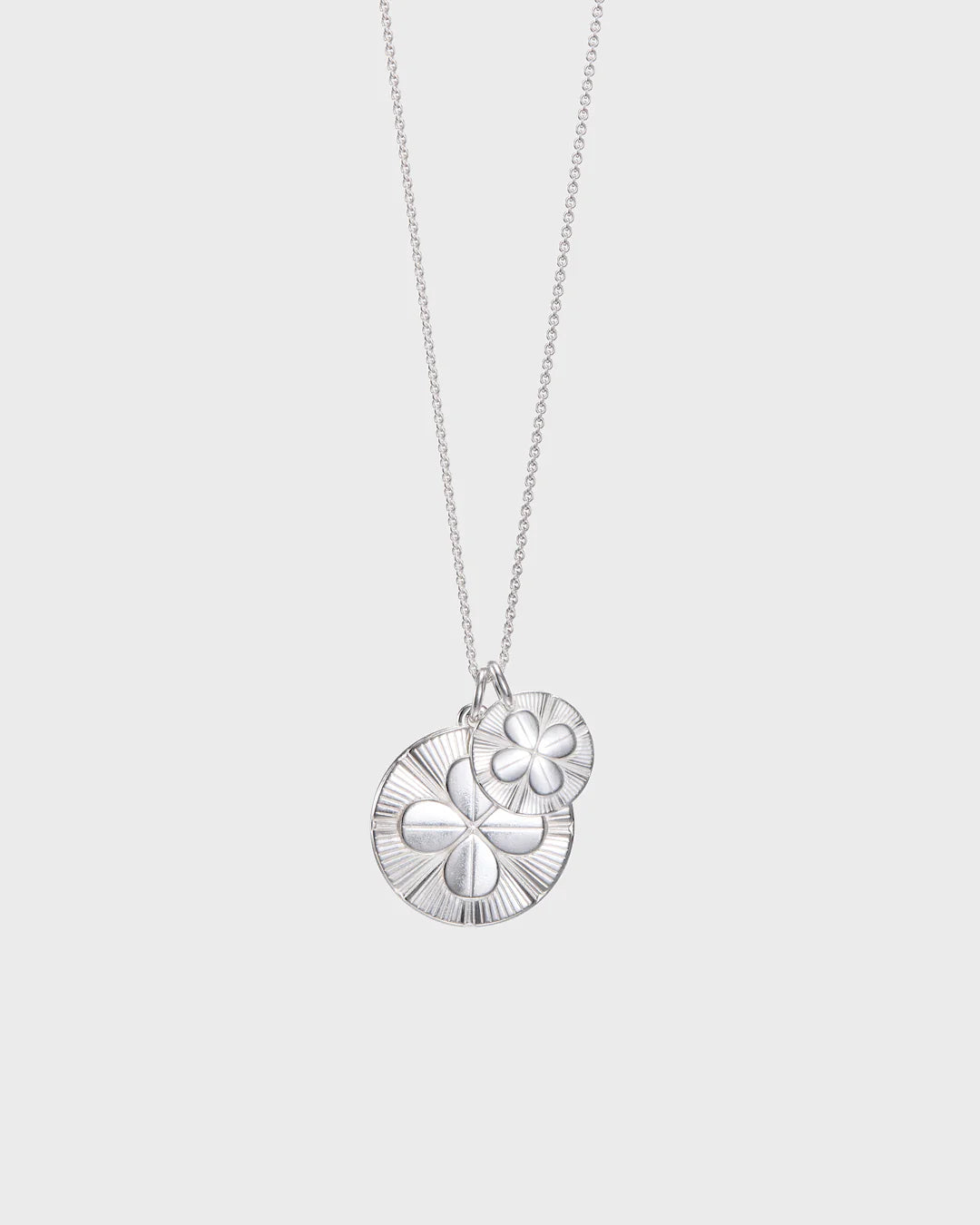 Amulet pendant Four-leaf Clover Silver