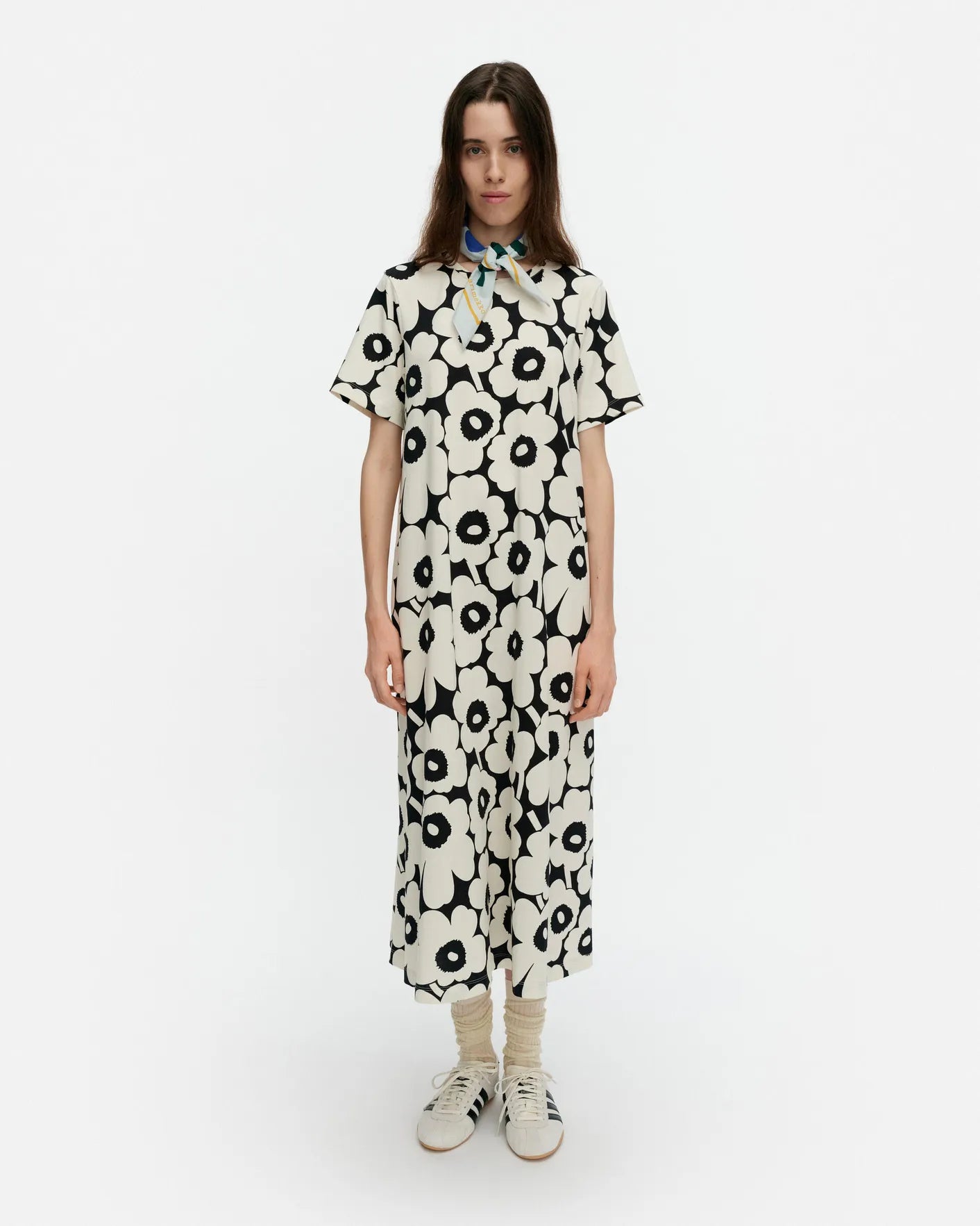 Pisteinen Unikko Dress Cream/Black
