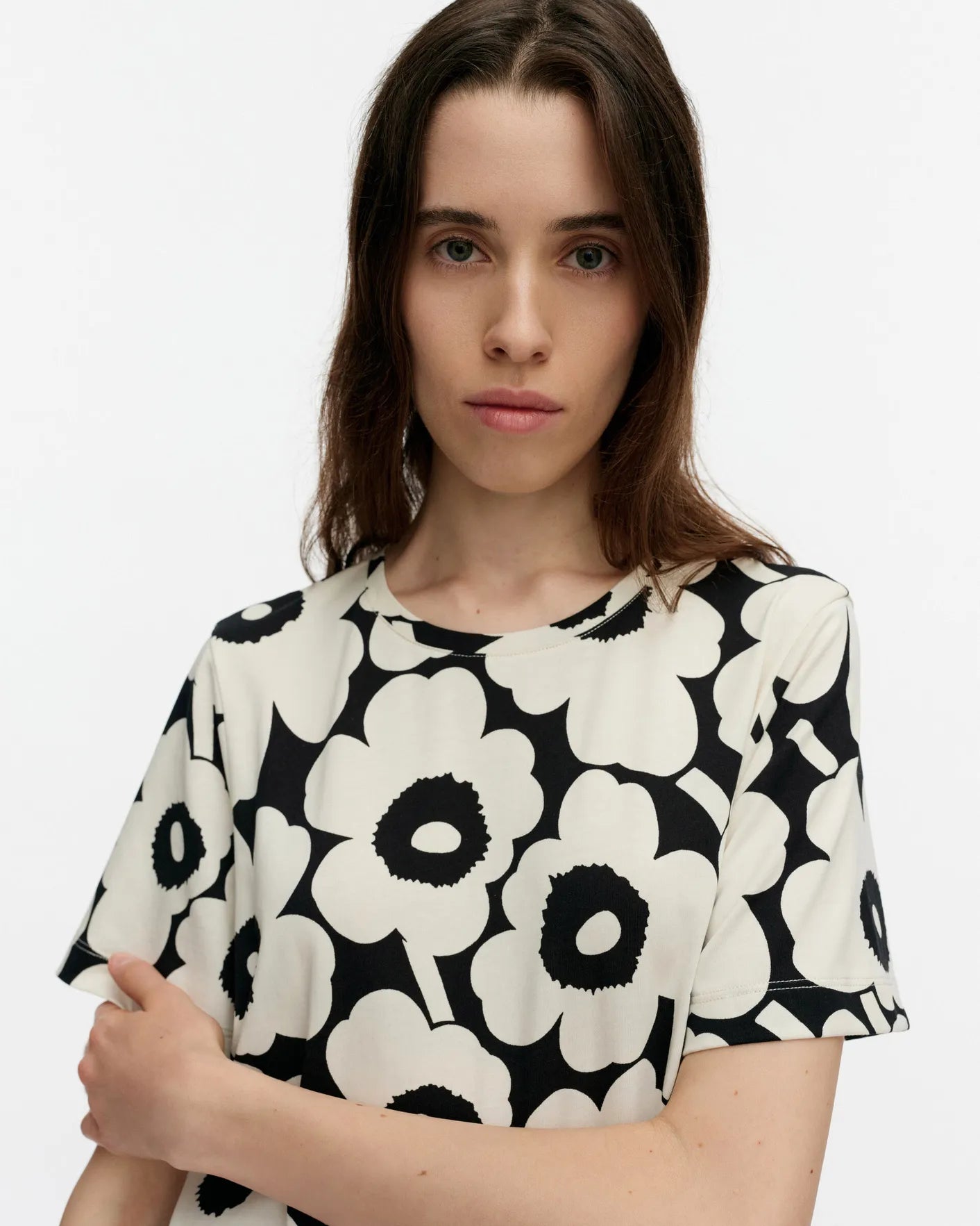 Pisteinen Unikko Dress Cream/Black