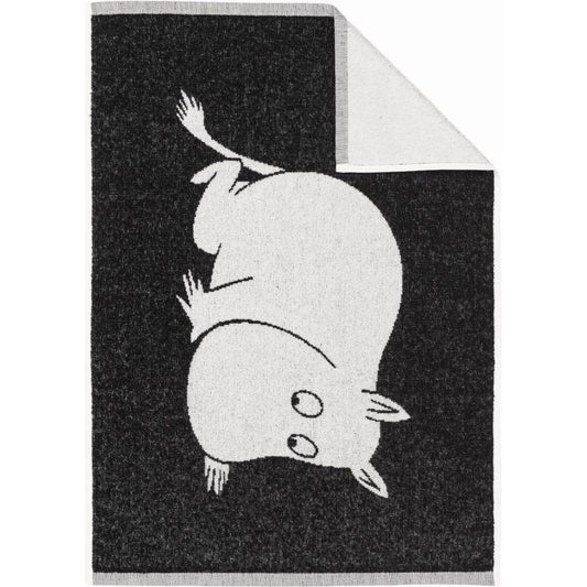 Moomin Hand Towel, Black