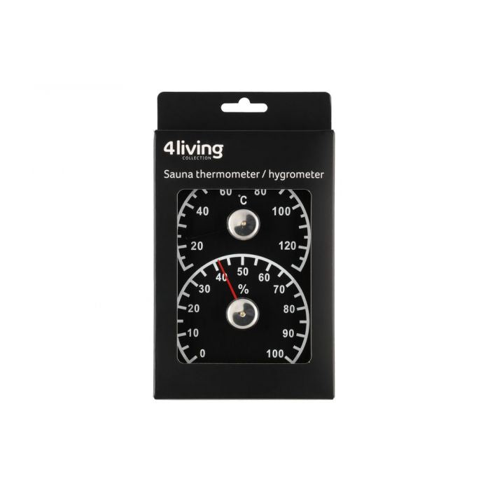 Sauna Hygrometer, Black