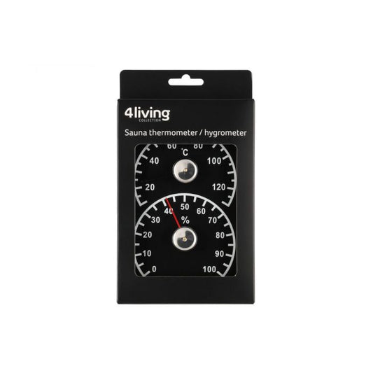 Sauna Hygrometer, Black