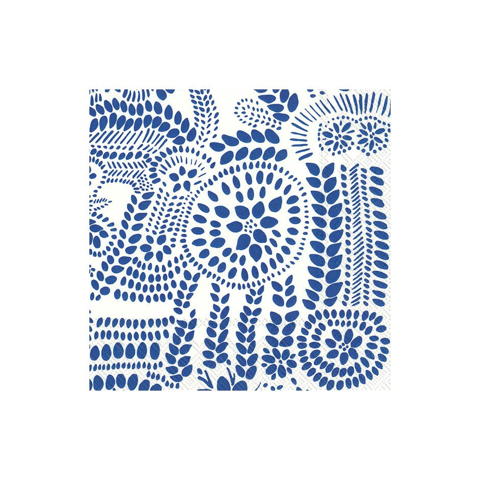 Näsiä Luncheon Napkins - White Blue