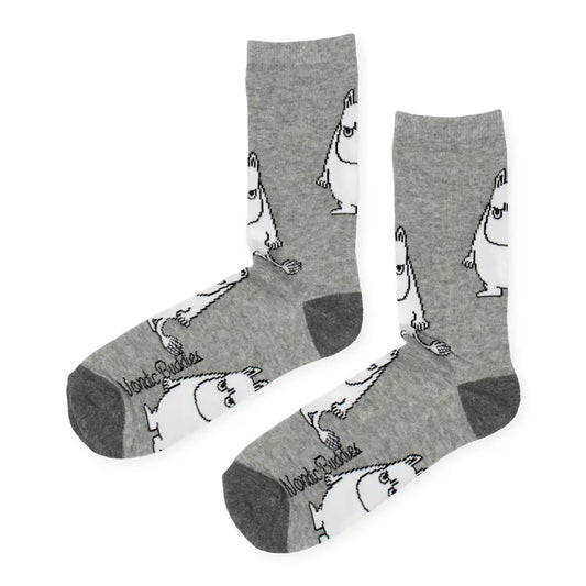 Moomintroll Grumpy Men’s Socks - Grey