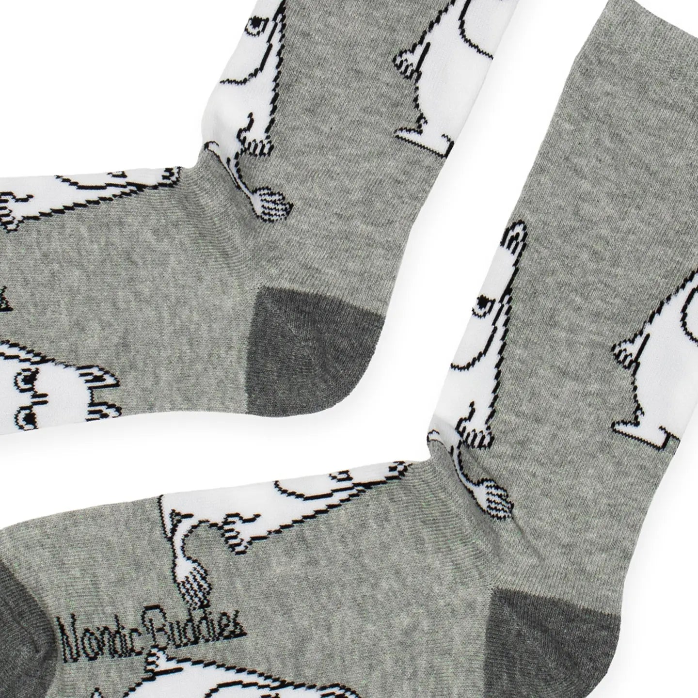Moomintroll Grumpy Men’s Socks - Grey