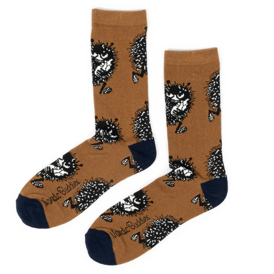Stinky’s Getaway Men’s Socks - Brown