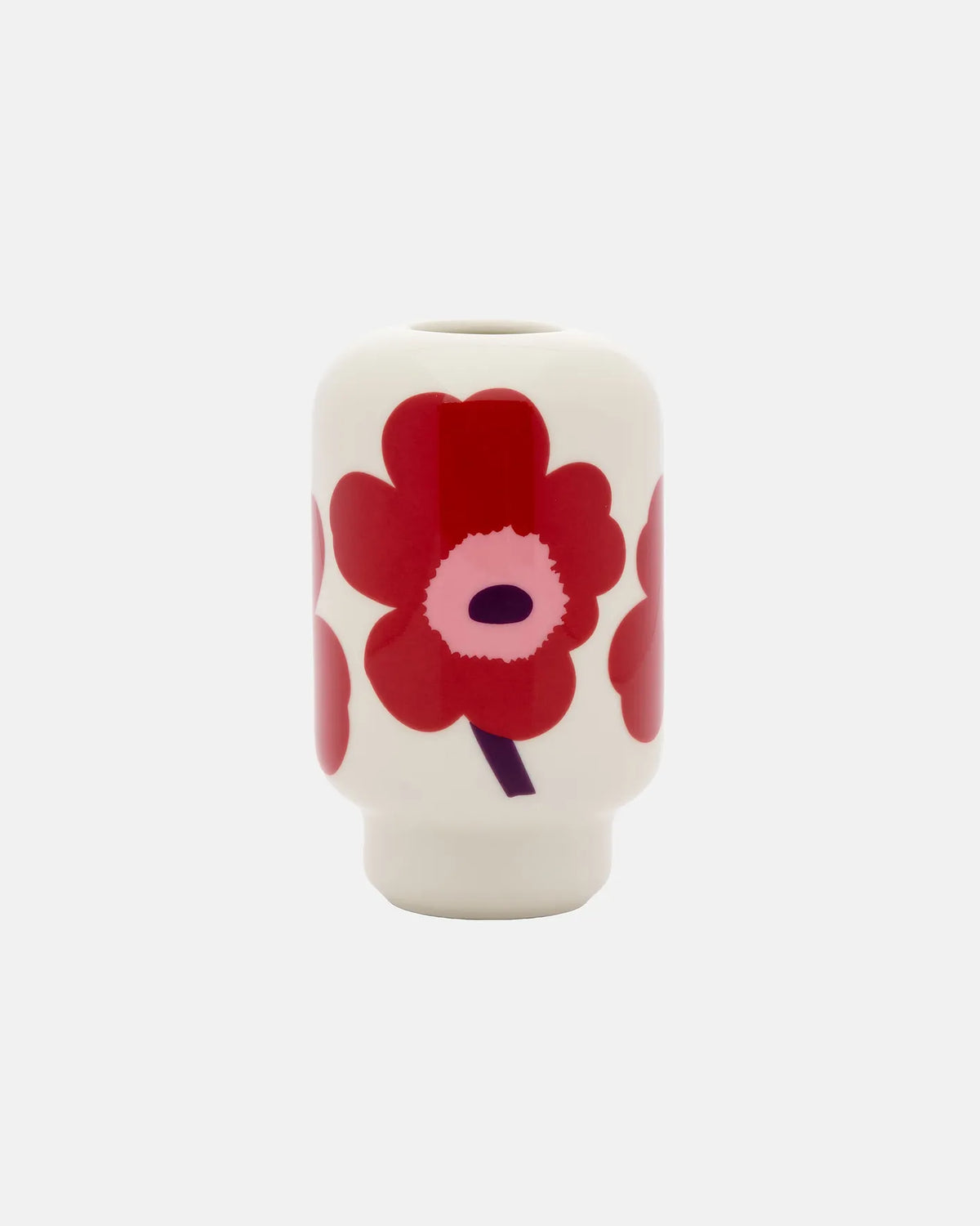 Unikko Vase Red Pink