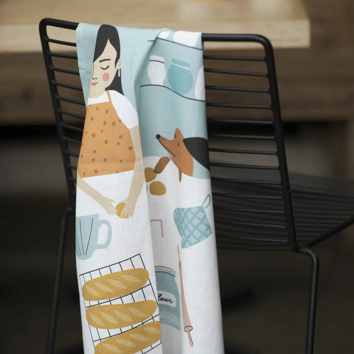 Kompishandduk Bröd, Kitchen Towel 50x70cm
